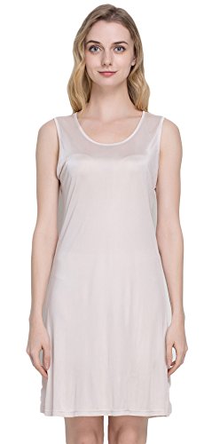 Tulpen Maulbeerseide Darunter Schlafkleid Morgenmantel Sleepwear Beige XL von Tulpen