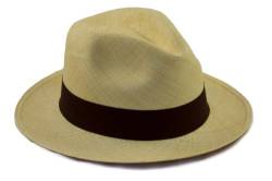 Tumi echter Hand gewebt Fedora Panama Hat – rollbar, Braun von Tumi Latin American Crafts