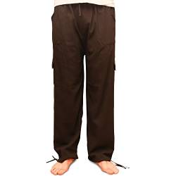 Sommer Hosen, elastischer Taillenbund, aus Baumwolle, ethisch gehandelt - aus Ecuador für Tumia gefertigt - leichtes, kühles Material von Tumia LAC