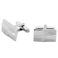 Tumundo Paar Elegante Manschettenknöpfe Silbern Manschettenknopf für Oberhemd Krawatte Cufflinks Hochzeit Manschette, Variante_:Variante 1 von Tumundo