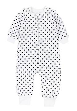 TupTam Baby Schlafsack mit Füßen und Ärmel OEKO-TEX zertifizierte Materialien Winterschlafsack, Farbe: Sterne Dunkelblau, Größe: 104-110 von TupTam