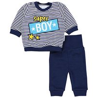 TupTam Erstausstattungspaket Baby Jungen Outfit Langarmshirt mit Print Spruch Babyhose Babykleidung von TupTam