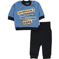 TupTam Erstausstattungspaket Baby Jungen Outfit Langarmshirt mit Print Spruch Babyhose Babykleidung von TupTam