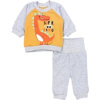 TupTam Erstausstattungspaket Baby Jungen Outfit Langarmshirt mit Print Spruch Babyhose Babykleidung von TupTam