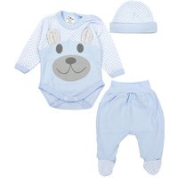 TupTam Erstausstattungspaket Baby Kleidung Set Body Strampelhose Mütze Bekleidungsset von TupTam