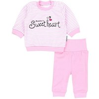 TupTam Erstausstattungspaket Baby Mädchen Langarmshirt mit Spruch Babyhose Babykleidung 2teilig von TupTam