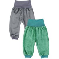 TupTam Fleecehose Unisex Jungen Babyhose Mädchen Jogginghose Winter Warm 2er Pack von TupTam