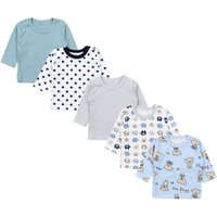 TupTam Langarmshirt TupTam Baby Jungen Langarmshirt Gestreift 5er Set von TupTam