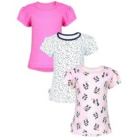 TupTam T-Shirt Baby Mädchen Sommer Kurzarm Shirt Tunika Kleinkind T-Shirt 3er Pack (3-tlg) von TupTam
