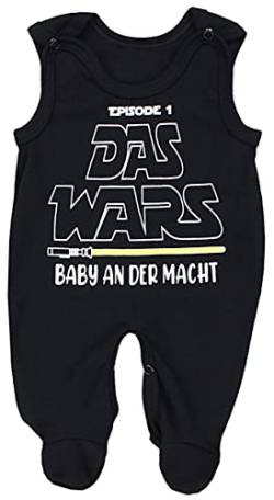 TupTam Unisex Baby Strampler mit Spruch I love Mum and Dad, Farbe: Schwarz - DAS WARS, Größe: 62 von TupTam