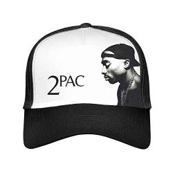 2Pac Tupac Baseball Cap Profile Photo Nue offiziell Schwarz trucker unisex von Tupac Shakur