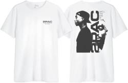 TUPAC Herren METUPACTS012 t Shirt Damen, Blanc, S von Tupac Shakur