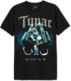 TUPAC SHAKUR Herren Metupacts008 T-Shirt, Schwarz, 3XL von Tupac Shakur