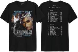 Tupac Herren Metupacts006 T-Shirt, Schwarz, L von Tupac Shakur