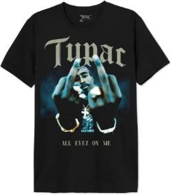 Tupac Herren Metupacts008 T-Shirt, Schwarz, S von Tupac Shakur