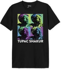 Tupac Herren Metupacts010 T-Shirt, Schwarz, S von Tupac Shakur