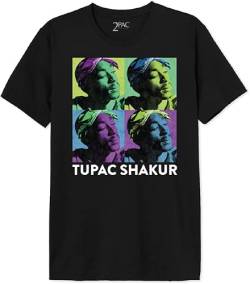 Tupac Herren Metupacts010 T-Shirt, Schwarz, XL von Tupac Shakur