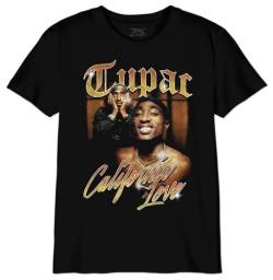 Tupac Jungen Botupacts009 T-Shirt, Schwarz, 10 Jahre von Tupac Shakur