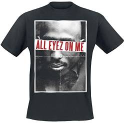 Tupac Shakur All Eyez On Me Männer T-Shirt schwarz XL 100% Baumwolle Band-Merch, Bands von Tupac Shakur