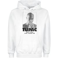 Tupac Shakur Kapuzenpullover - Prayer - S bis XXL - für Männer - Größe L - weiß  - Lizenziertes Merchandise! von Tupac Shakur