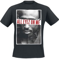 Tupac Shakur T-Shirt - All Eyez On Me - XL bis XXL - für Männer - Größe XL - schwarz  - Lizenziertes Merchandise! von Tupac Shakur