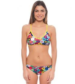 TurboTronic Damen Hexa Bikini-Unterteile, Mehrfarbig, L von TurboTronic