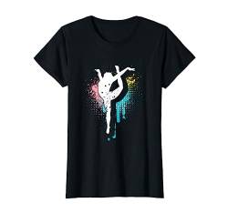 Retro Turnerin | Turnen | Gymnastik Turnen Cooles Outfit T-Shirt von Turnen und Gymnastik Geschenke Kinder Frau Mädchen