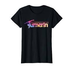 Retro Turnerin | Turnen Gymnastik Turnen lustiges Outfit T-Shirt von Turnen und Gymnastik Geschenke Kinder Frau Mädchen