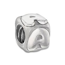 Tuscany Charms Sterling Silver A Cube Bead von Tuscany Silver