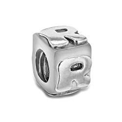 Tuscany Silver Charms Sterling Silver R Cube Bead von Tuscany Silver
