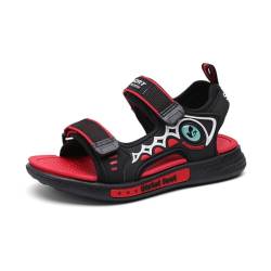 Twinice Kinder Sandalen für Jungen Mädchen Sommer Rot 29 EU von Twinice