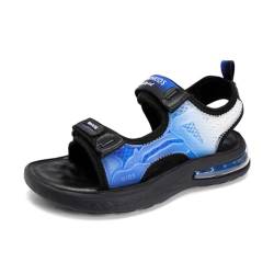 Twinice Kinder Sandalen für Jungen Mädchen Sommer Schwarz Blau 37 EU von Twinice