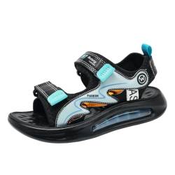 Twinice Kinder Sandalen für Jungen Mädchen Sommer blauer See 39 EU von Twinice