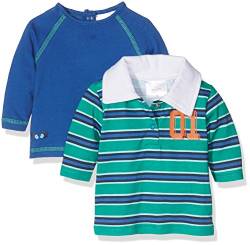 Twins Baby-Jungen Langarmshirt 2er Pack, Mehrfarbig (Mehrfarbig 3200), 80 von Twins