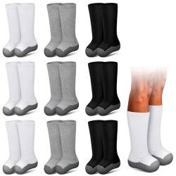 Twistover 18 Stück Amputierte Socken, Teilfuß-Amputationssocken, atmungsaktive Baumwolle, warme Prothesensocken für Männer und Frauen, Trans-Mittelfuß-Amputation, schwarz, weiß und grau, Hauptsächlich von Twistover