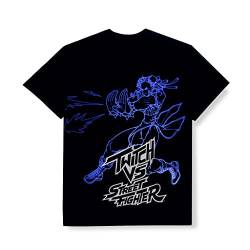 Twitch x Street Fighter Tee - Chunli Blklight 3X von Twitch