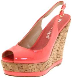 Two Lips Damen Slingback Pumps, Korallenrot, 43 EU von Two Lips