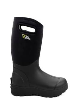 TwoTracks Neoprenstiefel Gummistiefel Baruga Damen Hoch schwarz (38) von TwoTracks