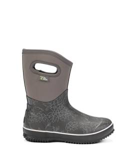 TwoTracks Neoprenstiefel Pia Grau Halbhoch (Grau, EU Schuhgrößensystem, Erwachsene, Damen, Numerisch, M, 37) von TwoTracks