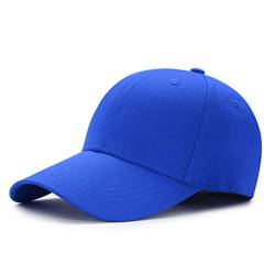 Tybiky Unisex Kappe Outdoor Baseball Cap Damen Sonnenhut Verstellbar Mützen Erwachsenen Mütze Casual Baseballmütze Atmungsaktiv und bequem Hip Hop Flat Hüte Herren Baseballkappe (Azurblau) von Tybiky