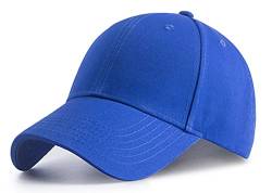 Tybiky Unisex Kappe Outdoor Baseball Cap Damen Sonnenhut Verstellbar Mützen Erwachsenen Mütze Casual Cool Mode Baseballmütze Hip Hop Flat Hüte Herren Baseballkappe, Blau Farbe von Tybiky