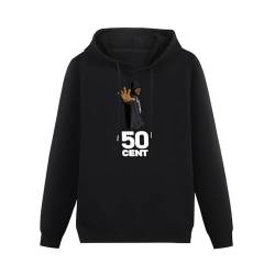 Tylko 50 Cent Get The Strap Black Hoodies Printed Sweatshirt Graphic Mens Pullover Hooded S von Tylko