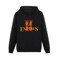 Tylko Age of Empires Ii Black Hoodies Printed Sweatshirt Graphic Mens Pullover Hooded XL von Tylko