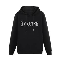 Tylko The Doors Black Hoodies Printed Sweatshirt Graphic Mens Pullover Hooded M von Tylko
