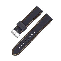 Tyogeephy Armband für 16mm/18mm/20mm/22mm/24mm, Neues Sport Silikon Ersatzarmband für 16mm/18mm/20mm/22mm/24mm Watch von Tyogeephy