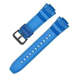 Tyogeephy Kompatibel Für Casio MCW-100/MCW-110H/W-S220/HDD-S100/HDD-S100/WV-200/AE-2000 Armband, Sport Silikon Uhrenarmband Armband Smartwatch Ersatzarmband mit MCW100 von Tyogeephy