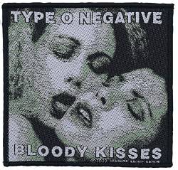 Type O Negative Bloody Kisses Unisex Patch multicolor 100% Polyester Band-Merch, Bands Einheitsgröße von Type O Negative