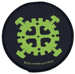 Type O Negative Gear Logo Unisex Patch schwarz/grün 100% Polyester Band-Merch, Bands von Type O Negative