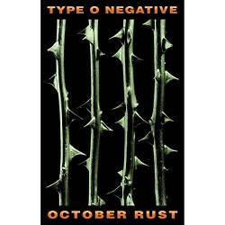 Type O Negative - Poster October Rust, Stoff (106 cm x 70 cm) (Grün/Schwarz/Orange) von Type O Negative