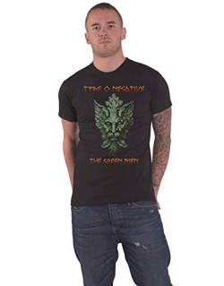 Type O Negative T Shirt Grün Man Band Logo Nue offiziell Herren Schwarz L von Type O Negative